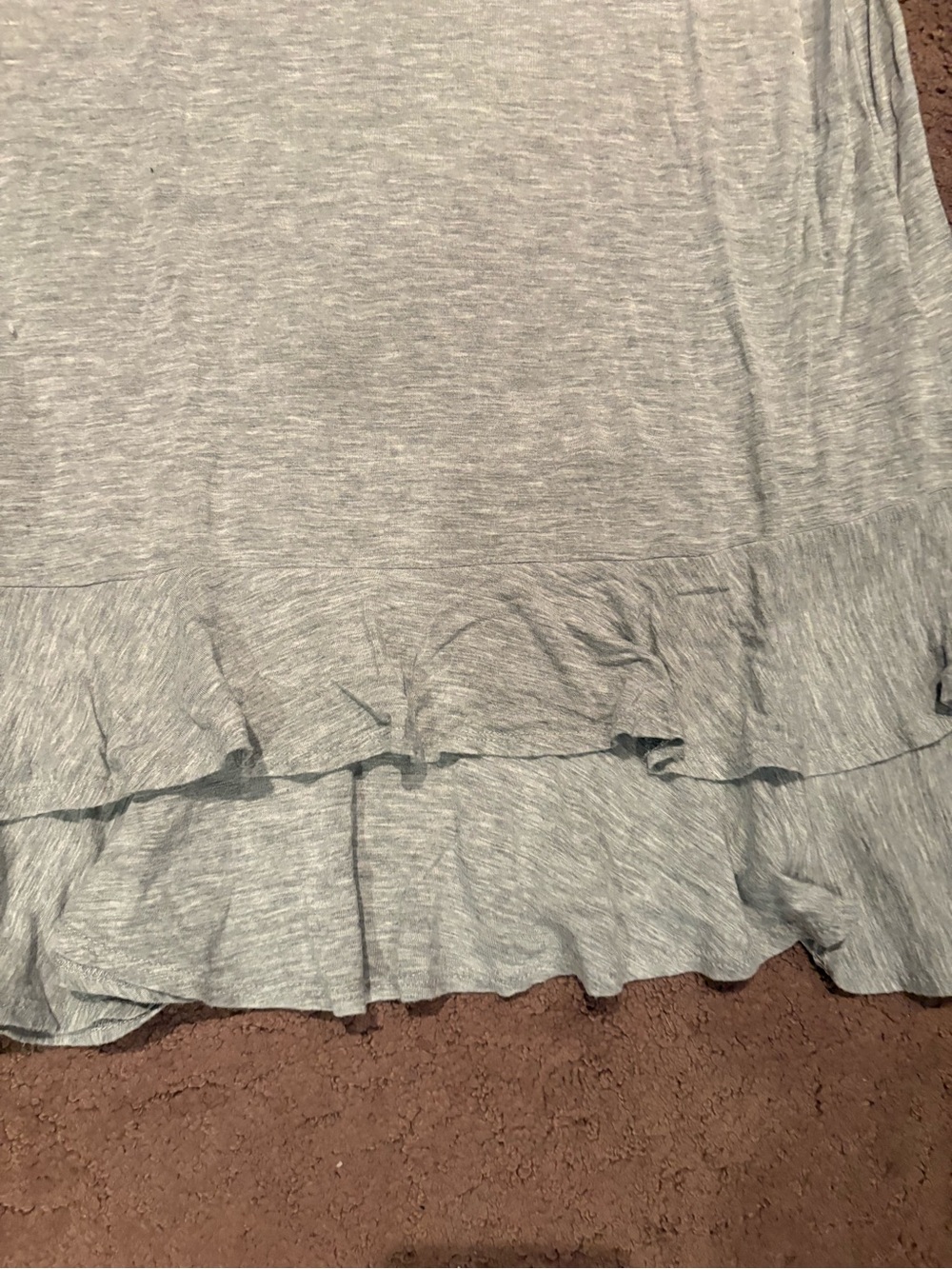 George Gray Ruffled Short Sleeve Top Size Large - Picture 5 of 5